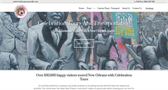 Desktop Screenshot of celebrationtoursllc.com